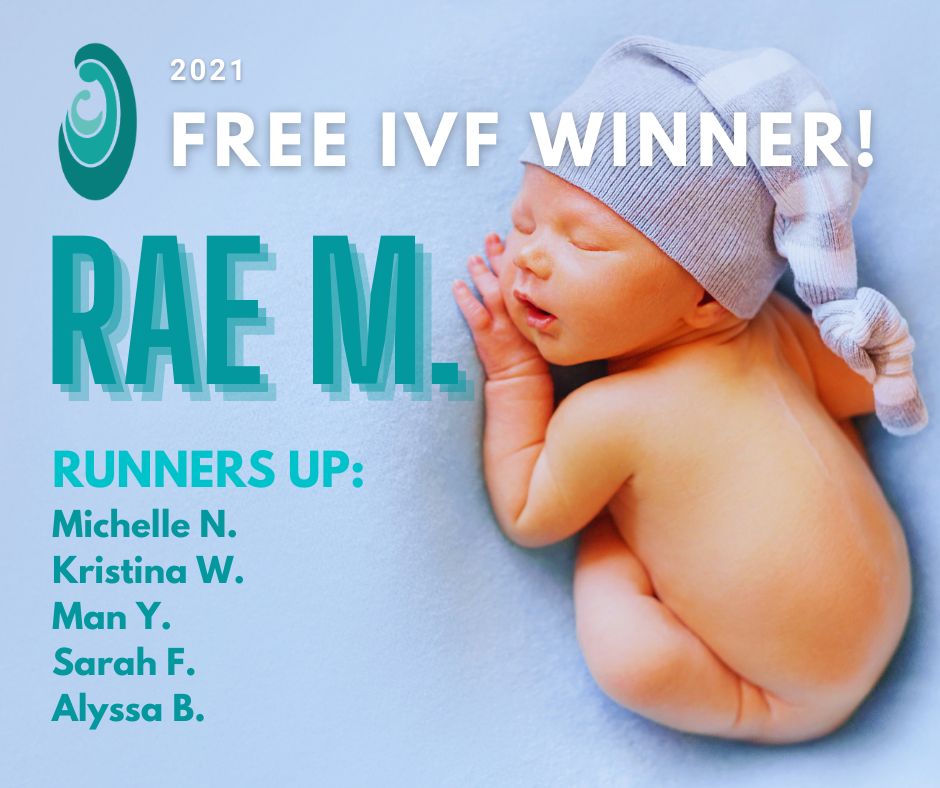 Free IVF Winner 2021 Northern California Fertility Medical Center